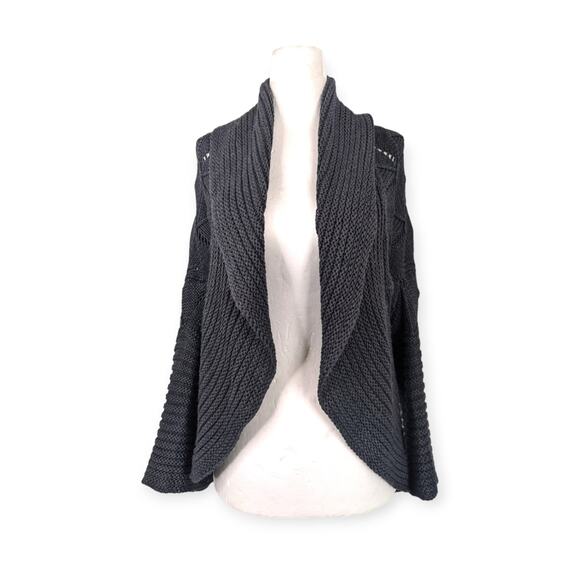 Versatile! Open Front Crochet Cardigan - Picture 1 of 6